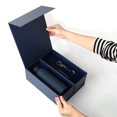 Blue Magnetic Gift Set – custom branded corporate gift, Kaaf Creations UAE
