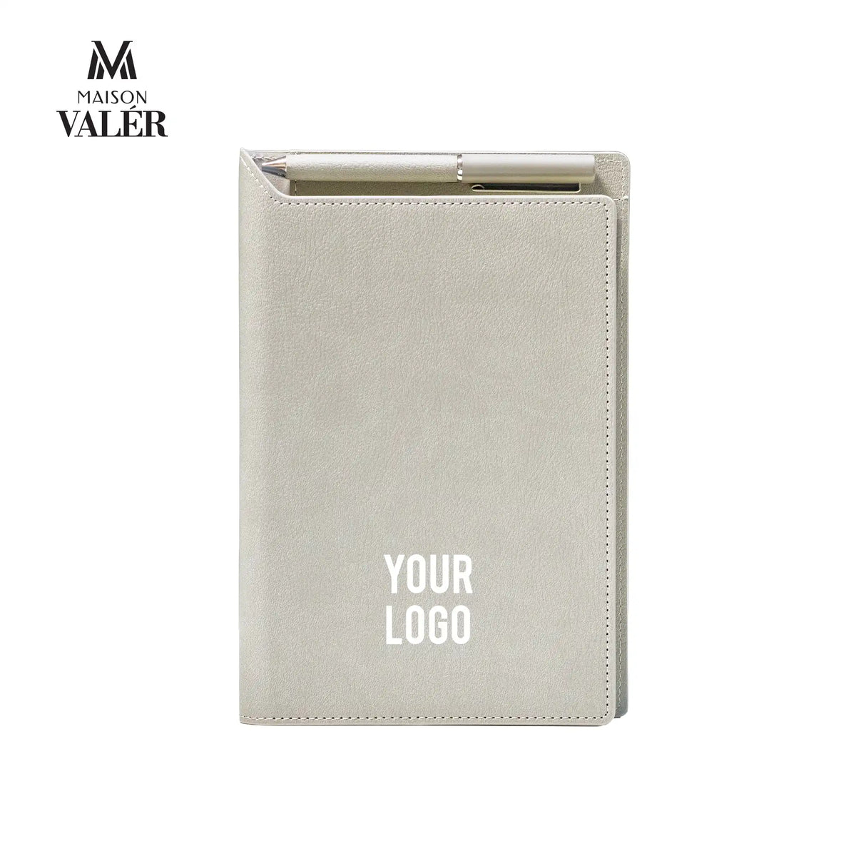Maison Valer Executive Organizer with Magnetic Pen Holder Gray