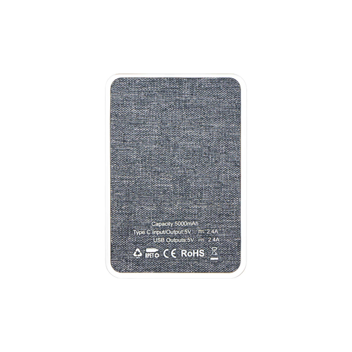 Recycled PET and ABS material Power Bank