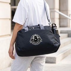 Duffle Bag with front and side pocket Black