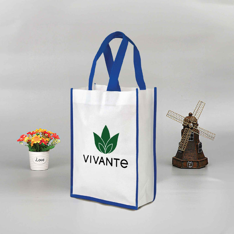Vertical Non woven Bag Blue