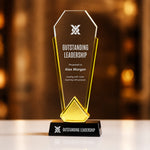 Trophy with Gold Edge and Black Base
