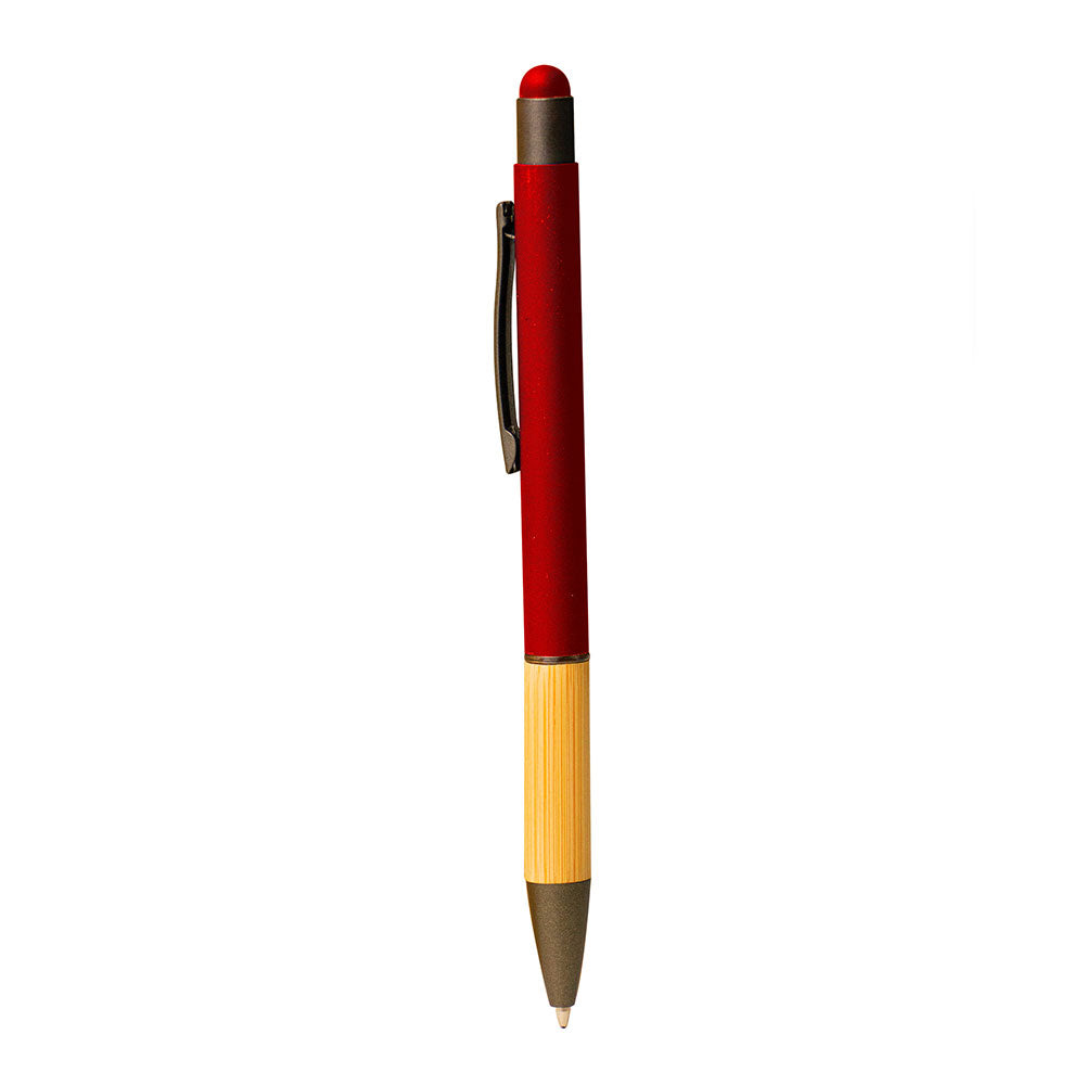 Bamboo Pen with stylus RED