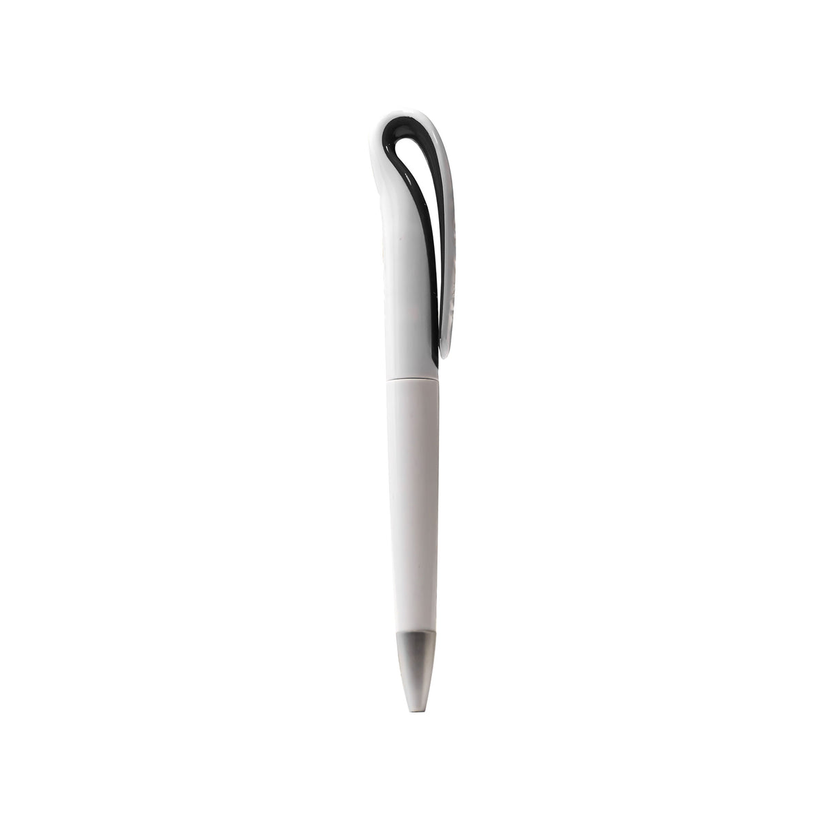 White plastic pen Black