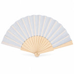 Fabric Hand Fan White