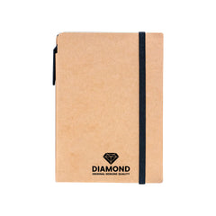 A6 Craft Notebook with Pen and Post-it Black