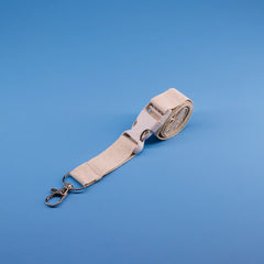 Cotton Lanyard with Wheat Straw Buckle – Eco-Friendly ID Holder