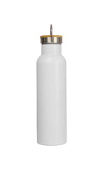 Stainless Steel Bamboo Flask – custom branded corporate gift, Kaaf Creations UAE