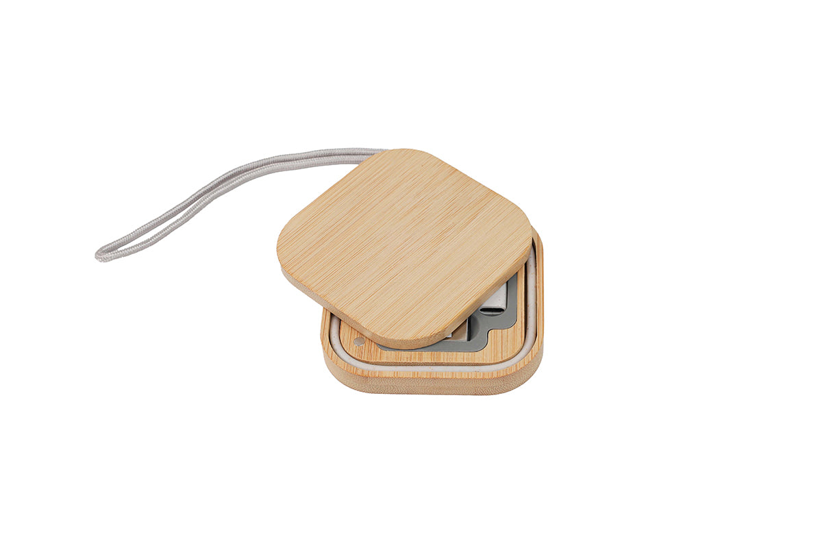 Bamboo Travel Tech Kit – custom branded corporate gift, Kaaf Creations UAE