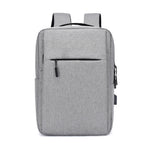 Backpack with USB Charging Point Gray