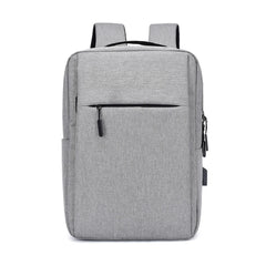 Backpack with USB Charging Point Gray