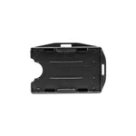 Plastic ID 2 side card holder Black