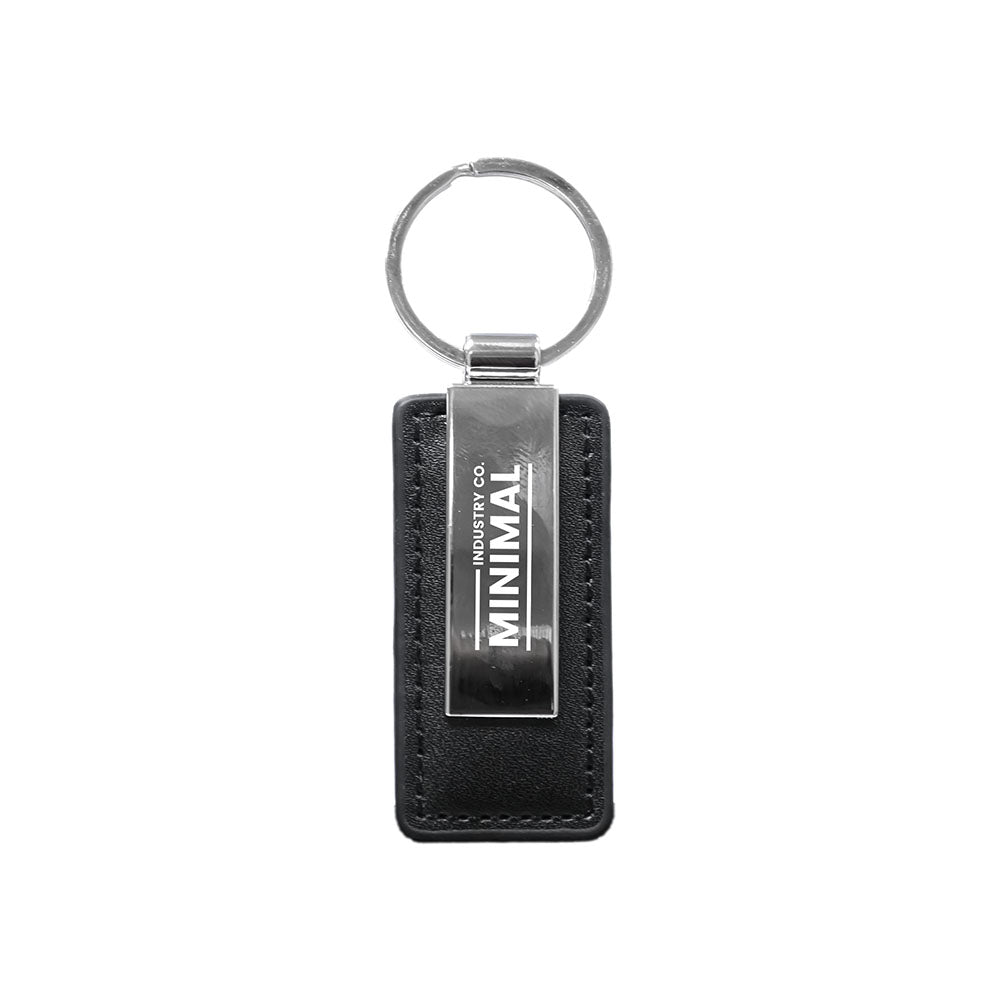 PU Keychain with metal plate