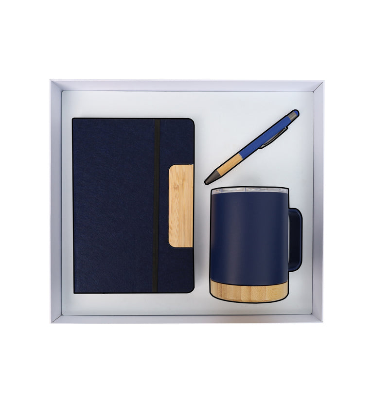 Bamboo Detailing Corporate Gift Box – custom branded corporate gift, Kaaf Creations UAE