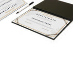 Certificate Holder Black