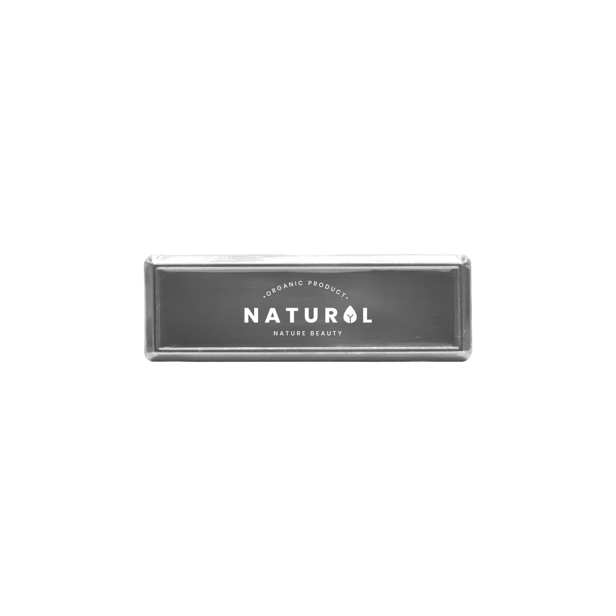 Badge with Magnet Silver
