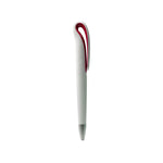 White plastic pen Red