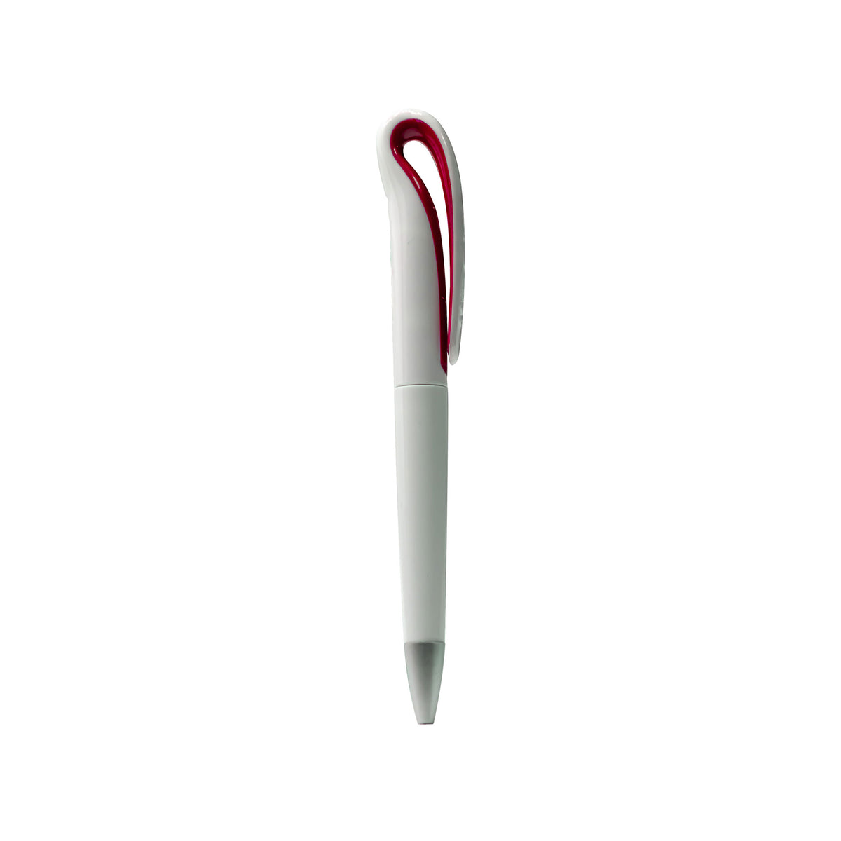 White plastic pen Red