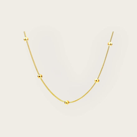 18K gold plated Stainless steel necklace for women and girls, Intensity, Kaaf