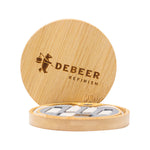 Bamboo Charging cable set Round