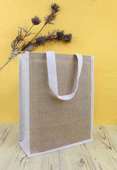 Jute Bag Vertical – custom branded corporate gift, Kaaf Creations UAE