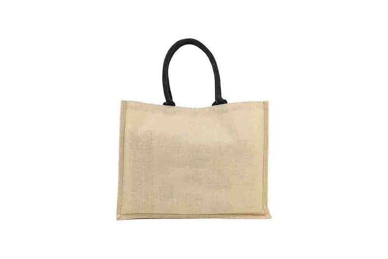 Jute Bag with Canvas Pocket – custom branded corporate gift, Kaaf Creations UAE