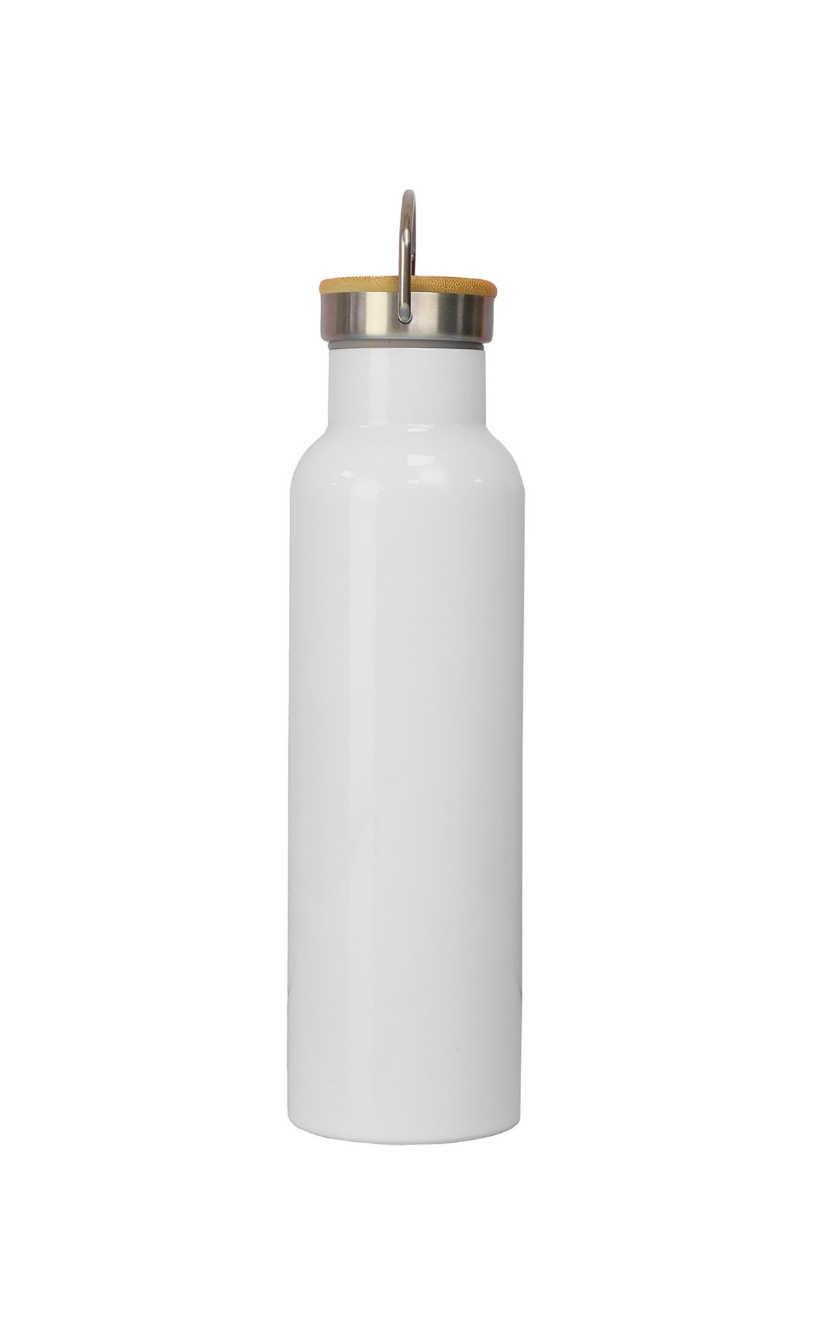 Stainless Steel Bamboo Flask – custom branded corporate gift, Kaaf Creations UAE
