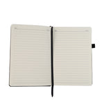 Two-tone Personalized PU Notebook – custom branded corporate gift, Kaaf Creations UAE