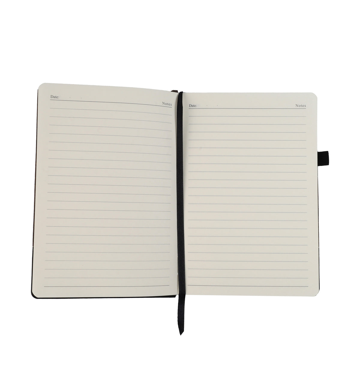 Two-tone Personalized PU Notebook – custom branded corporate gift, Kaaf Creations UAE