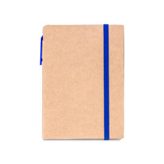 A6 Craft Notebook with Pen and Post-it Blue