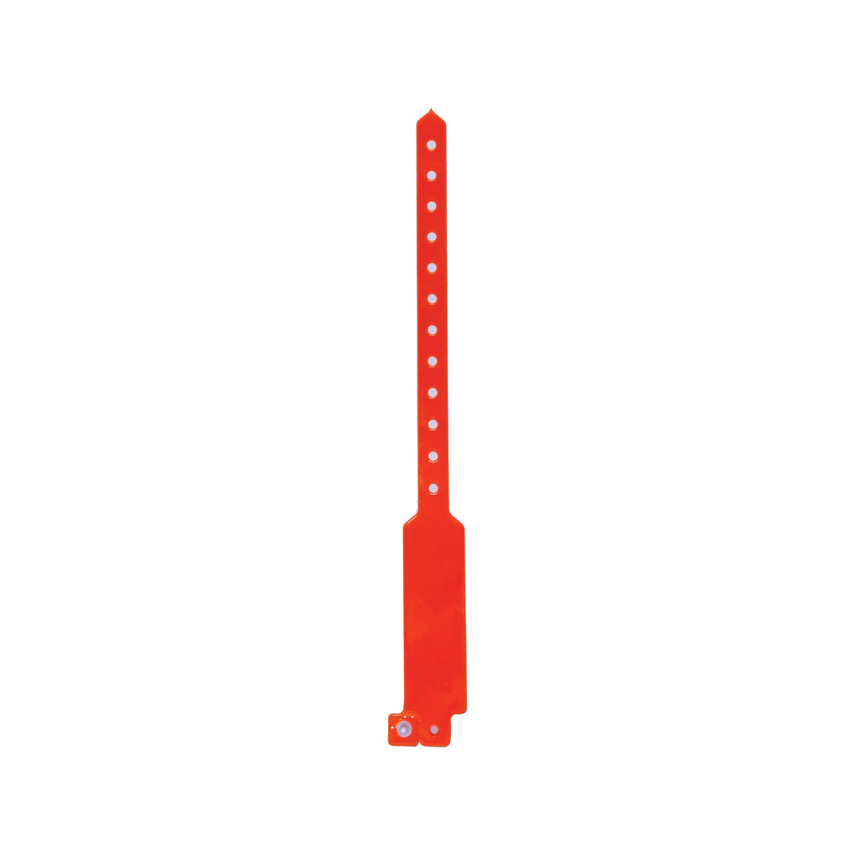 Wide Shaped Reflective wrist band Red