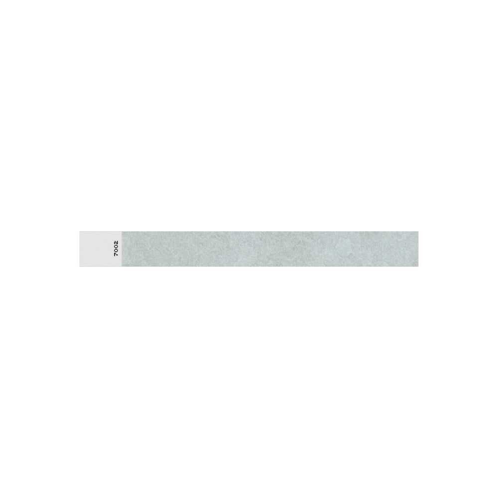 Tyvek Wrist Band Silver