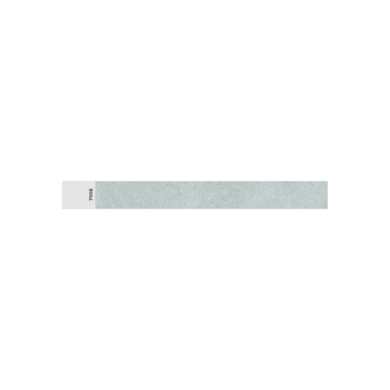 Tyvek Wrist Band Silver