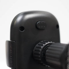 Side view of the car mobile holder showing the adjustable arm