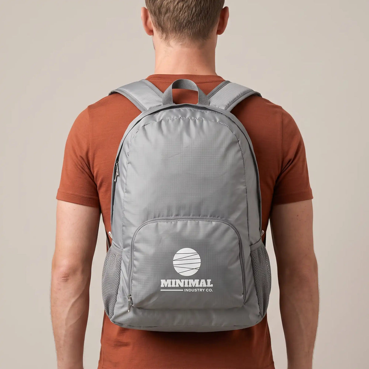 Foldable Backpack Gray