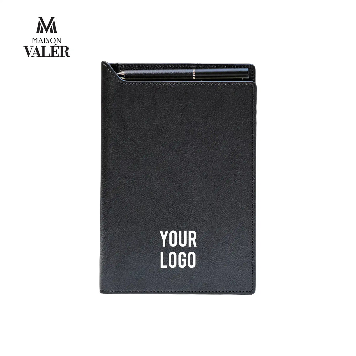 Maison Valer Executive Organizer with Magnetic Pen Holder Black