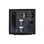 AeroSteel Tech 4-piece stainless bottle espresso cup power bank holder UAE