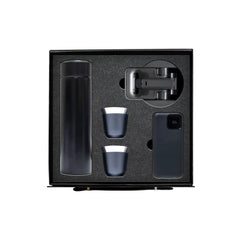 AeroSteel Tech 4-piece stainless bottle espresso cup power bank holder UAE
