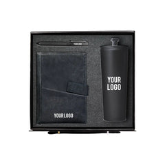 MonoSlate leather notebook 700ml tumbler fabric pen corporate gift set UAE