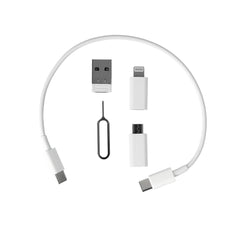 Travel USB Cable Kit – Style 2 – custom branded corporate gift, Kaaf Creations UAE