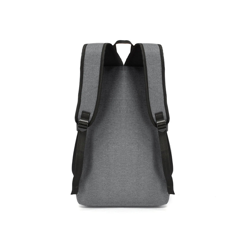 Back pack with USB Charging Point Gray