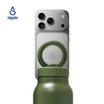 Magnetic insulated water bottle with phone holder in multiple colors