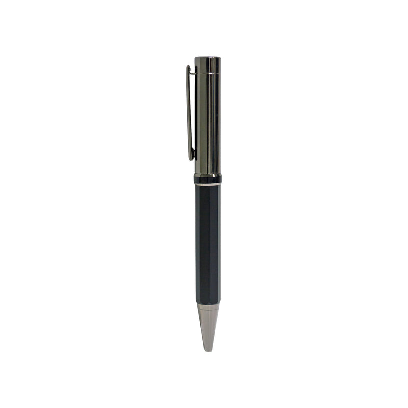 Black metal pen with smooth stylish barrel – 11611BK