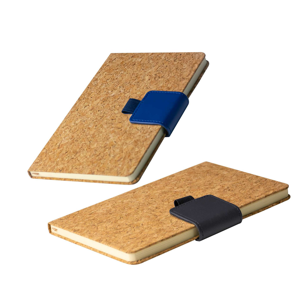 Cork Notebook with Magnetic Closure and Pen Holder