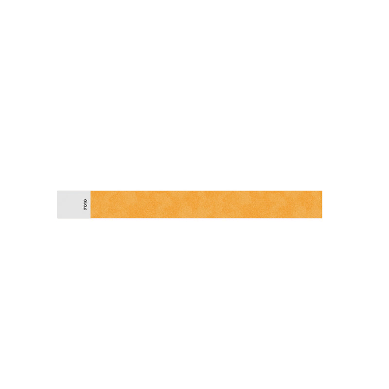 Tyvek Wrist Band Orange