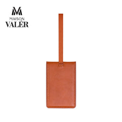 The Identifier premium leather luggage tag custom logo corporate travel gift UAE