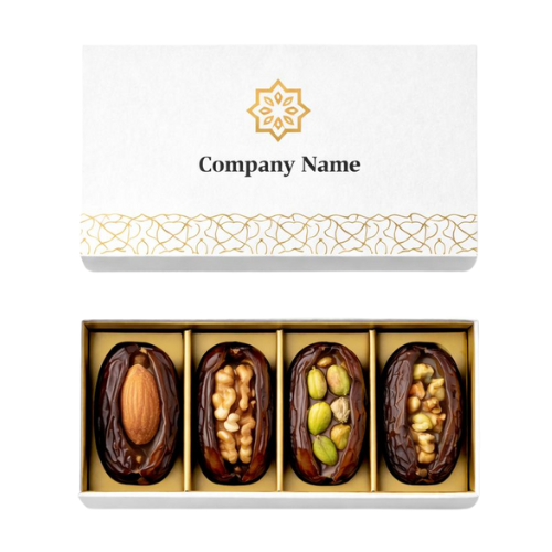Majdool Dates Box – custom branded corporate gift, Kaaf Creations UAE