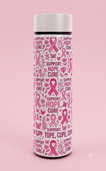 Double Wall Thermometer Bottle 500ml – Pink October Edition – custom branded corporate gift, Kaaf Creations UAE