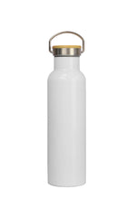 Stainless Steel Bamboo Flask – custom branded corporate gift, Kaaf Creations UAE