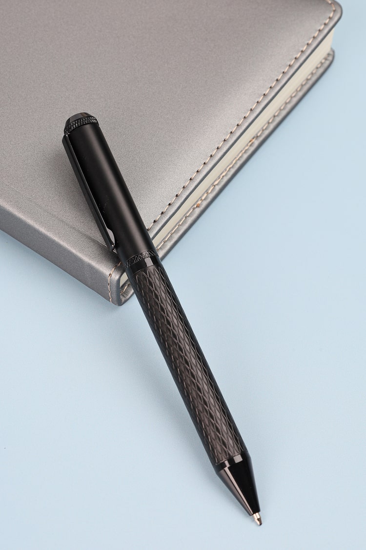 Black Metal Ball Pen – custom branded corporate gift, Kaaf Creations UAE